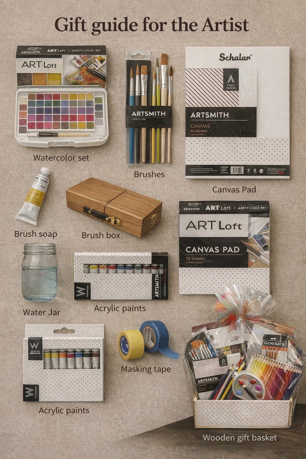 How to Make the Perfect Art Gift Basket (A Thoughtful Gift for Any Creative)